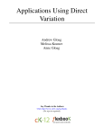 Applications Using Direct Variation