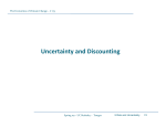 Uncertainty and Discounting