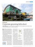 Corporate greening falls short