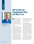 GDP Growth, the Unemployment Rate, and Okun`s Law