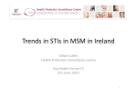 Trends in STIs in MSM in Ireland - Health Protection Surveillance