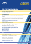 UMAL November 2015 Conference Agenda