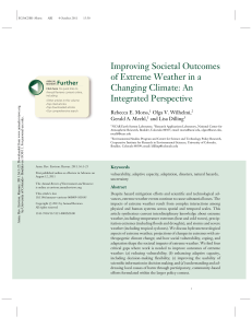 Improving Societal Outcomes of Extreme Weather in a Changing