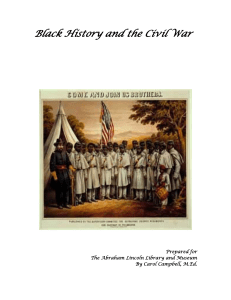 Black History and the Civil War