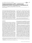 Functional characterization of LePGT1, a membrane