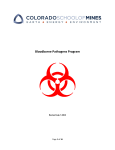 3.1: Bloodborne Pathogens Program - Inside Mines