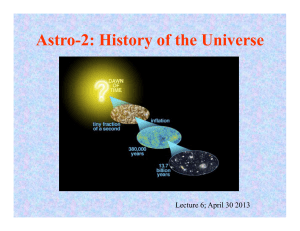 Astro-2: History of the Universe