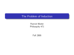 The Problem of Induction