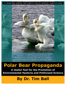 Polar Bear Propaganda - Frontier Centre For Public Policy
