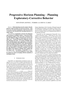 Progressive Horizon Planning
