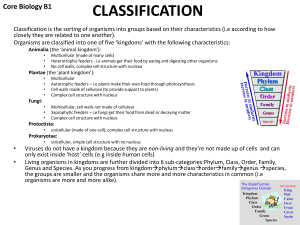 B1 Revision Cards - All Saints Academy Dunstable
