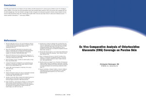 Ex Vivo Comparative Analysis of Chlorhexidine Gluconate (CHG