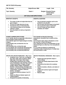 Unit 5 Geometry - Lonoke School District