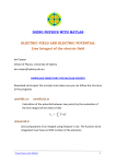 Line Integral of the electric field