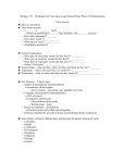Biology 179 – Worksheet for Class Insecta and