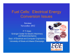 Fuel Cells: Electrical Energy Conversion Issues