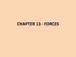 chapter 13 - forces