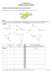 S.2 Mathematics Chapter 11 Trigonometric Ratio Worksheet for