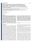 Cdx2 is required for correct cell fate specification and differentiation