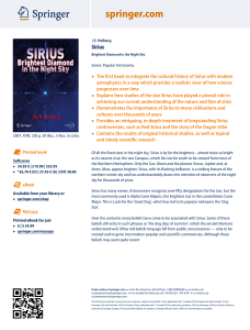 Sirius - Springer