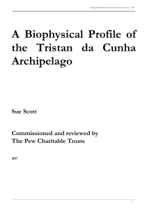 A Biophysical Profile of the Tristan da Cunha Archipelago