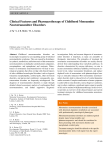Clinical Features and Pharmacotherapy of Childhood Monoamine