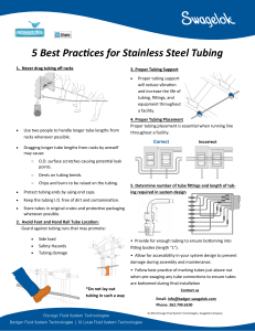 5 Best Practices for Stainless Steel Tubing