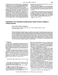 I mplicatlons of the Triezenberg-Zwanzig Surface Tension Formula