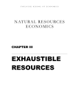 M1 TSE Natural Resources Chapter 3 (Market Economies)