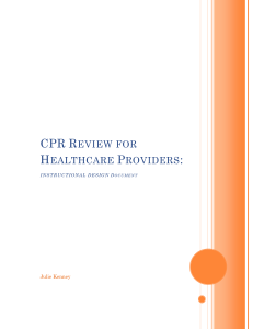 CPR Review for Healthcare Providers: