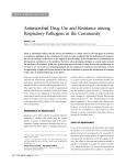 Antimicrobial Drug Use and Resistance among Respiratory