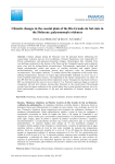 Climatic changes in the coastal plain of the Rio Grande do Sul state