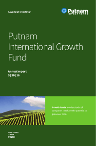 Annual Report - Putnam Investments