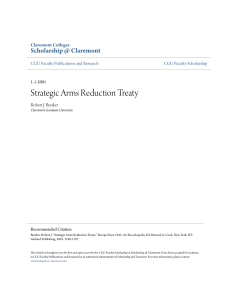 Strategic Arms Reduction Treaty