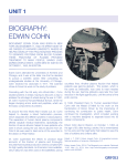 biography: edwin cohn