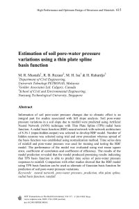 Estimation of soil pore-water pressure variations using a