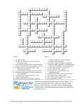 Crossword - Ask An Anthropologist