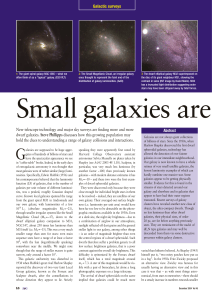 Small galaxies are growing smaller