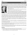 Skill Sheet 5.1 Isaac Newton