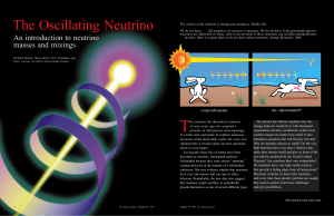 The Oscillating Neutrino