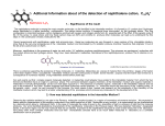 Aditional Information about of the detection of naphthalene cation