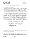 MT-071: Analog Isolation Amplifiers