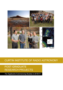 CURTIN INSTITUTE OF RADIO ASTRONOMY POST