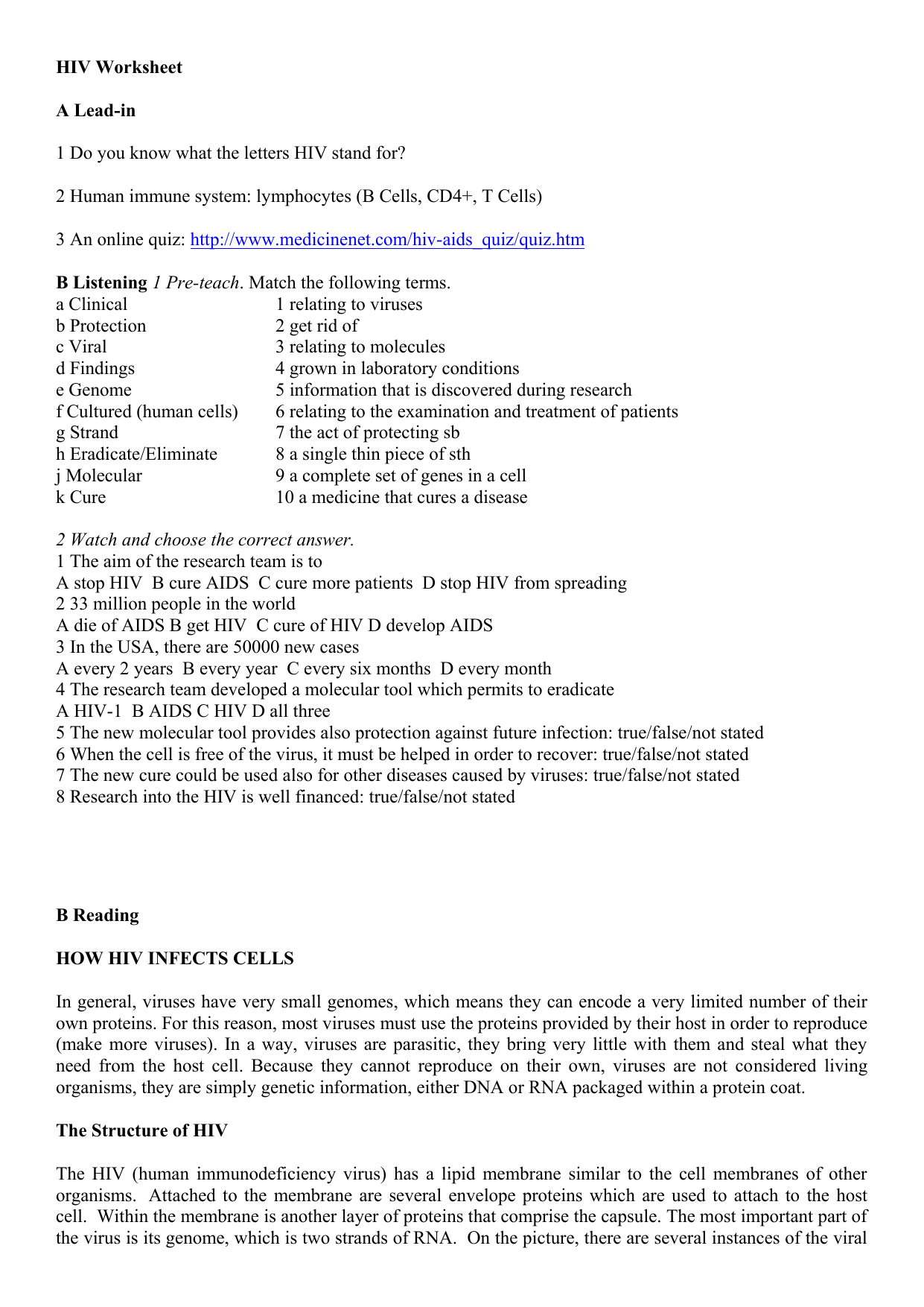 how-hiv-infects-cells-worksheet-answer-key-islero-guide-answer-for-assignment
