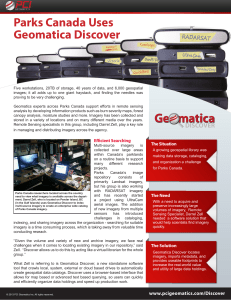 Parks Canada Uses Geomatica Discover