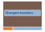 Divergent boundary
