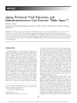 Aging, Persistent Viral Infections, and Immunosenescence: Can