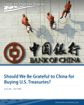 Should We Be Grateful to China for Buying U.S. Treasuries?