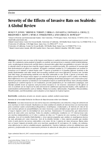 Severity of the Effects of Invasive Rats on Seabirds: A Global Review