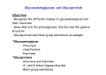 Glycosaminoglycans and Glycoprotein